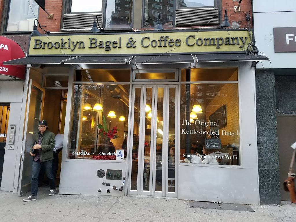 Brooklyn Bagel & Coffee Company | cafe | 286 8th Ave, New York, NY 10001, USA | 2129242824 OR +1 212-924-2824