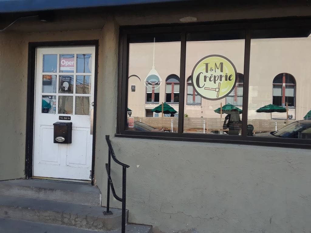 T&M Creperie | restaurant | 7 E 8th St, Lawrence, KS 66044, USA | 7858560548 OR +1 785-856-0548