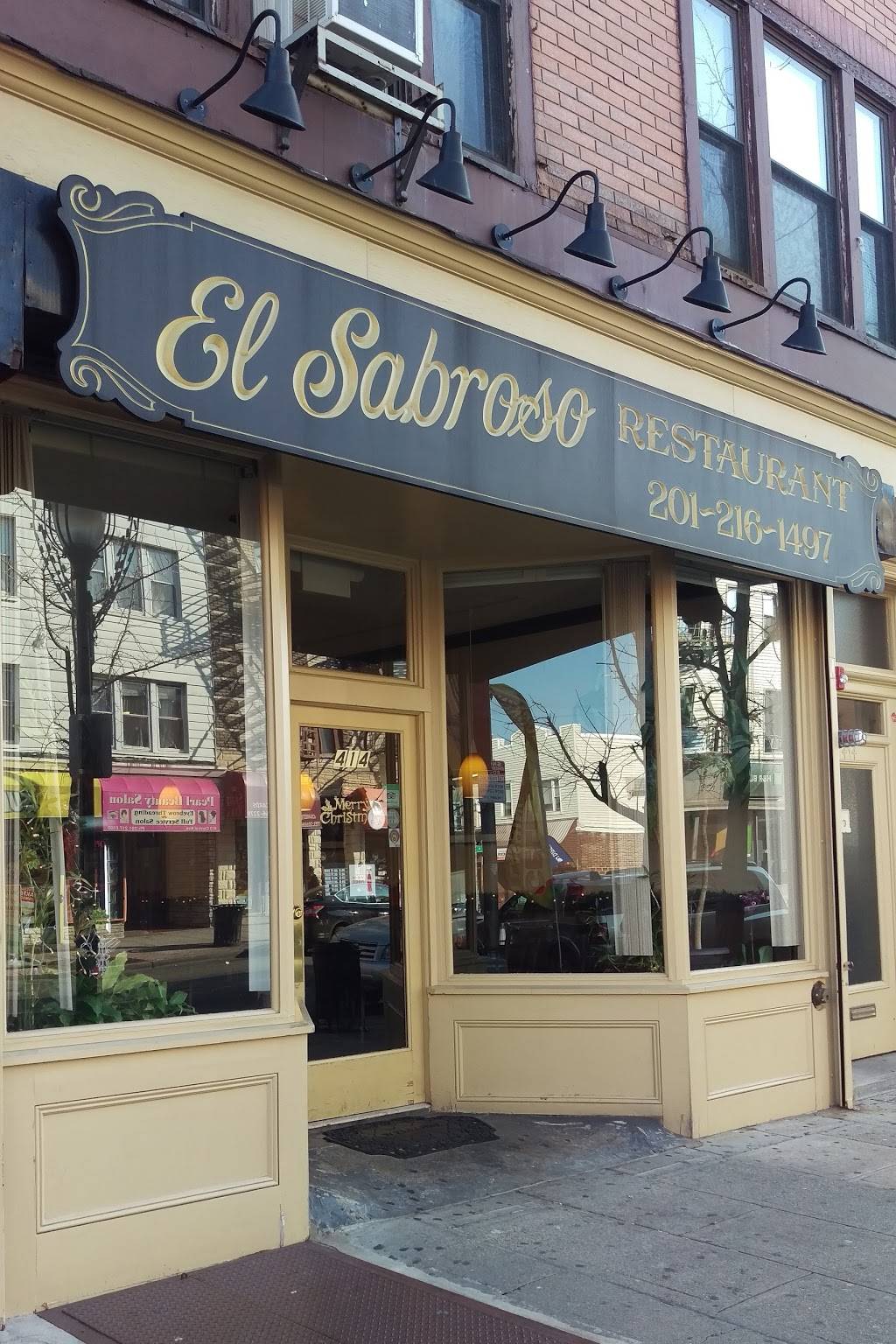 El Sabroso | restaurant | 414 Central Ave, Jersey City, NJ 07307, USA | 2012161497 OR +1 201-216-1497