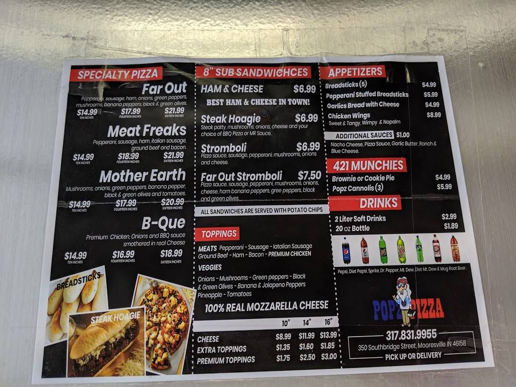 POPZ PIZZA | meal delivery | 350 Southbridge St, Mooresville, IN 46158, USA | 3178319955 OR +1 317-831-9955