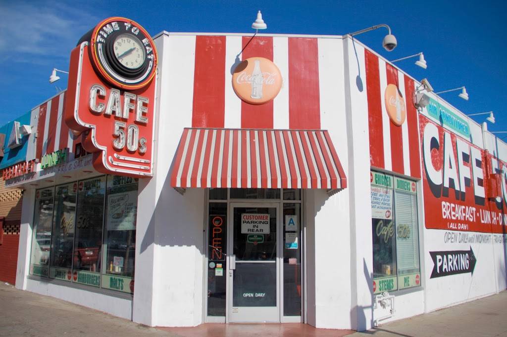 Cafe 50s | restaurant | 850 N Vermont Ave, Los Angeles, CA 90029, USA | 3239061955 OR +1 323-906-1955