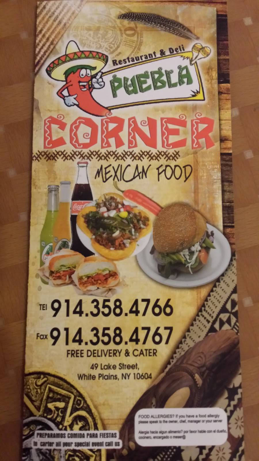 Puebla Corner Deli | restaurant | 49 Lake St, White Plains, NY 10604, USA | 9143584766 OR +1 914-358-4766