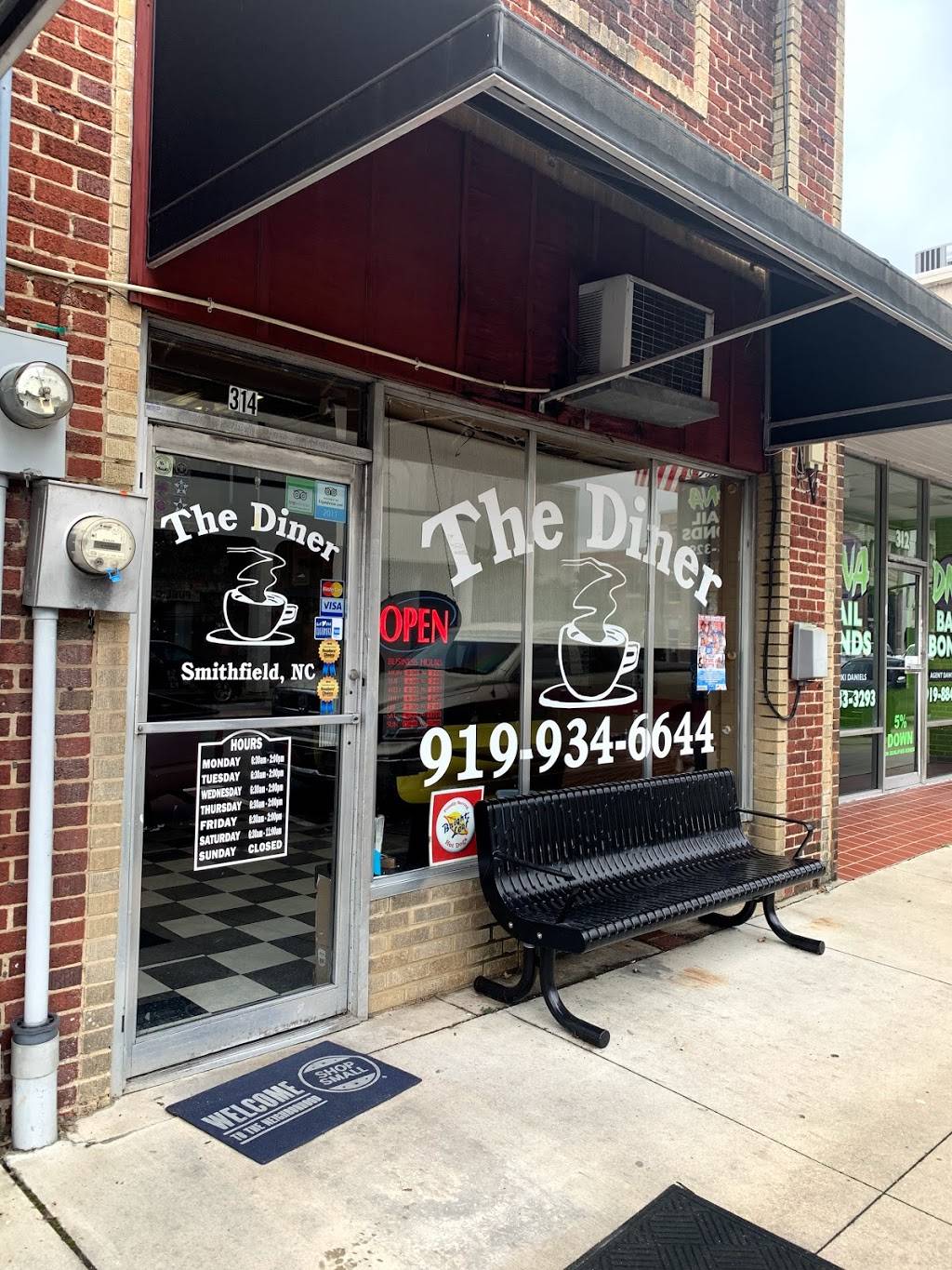 The Diner | restaurant | 314 E Market St, Smithfield, NC 27577, USA | 9199346644 OR +1 919-934-6644