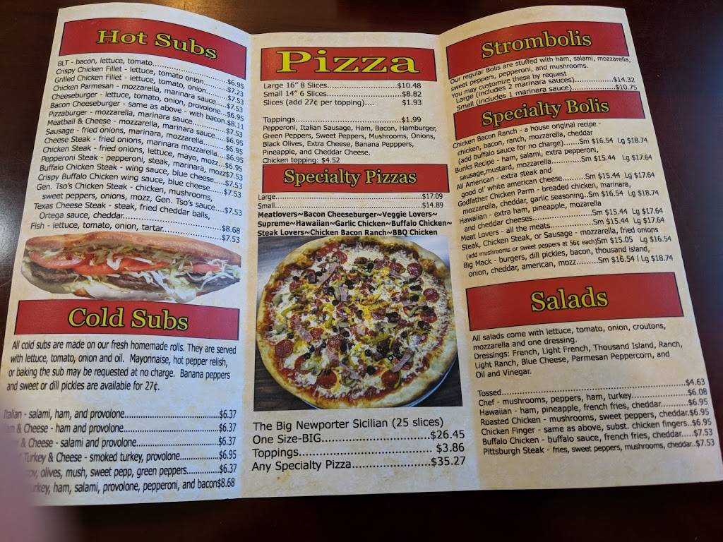 Zeiderellis Pizza & Subs | restaurant | 1851 Keystone Way, Newport, PA 17074, USA | 7175672135 OR +1 717-567-2135