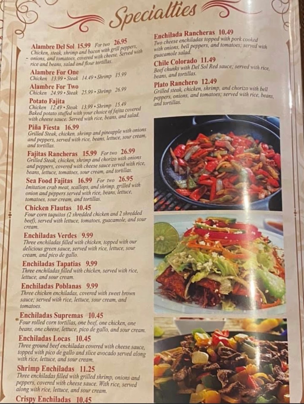 Del Sol Mexican Restaurant | restaurant | 212 N 16th Ave, Laurel, MS 39440, USA | 6017787138 OR +1 601-778-7138