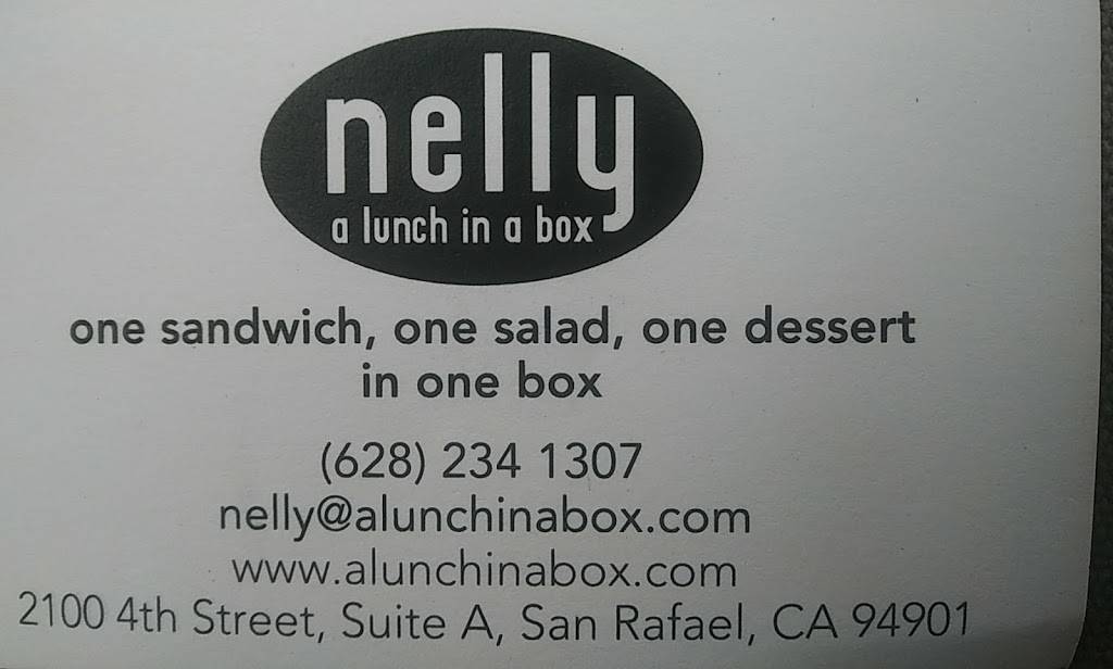 Nelly lunch in a box | restaurant | 2100 4th St Suite A, San Rafael, CA 94901, USA | 6282341307 OR +1 628-234-1307