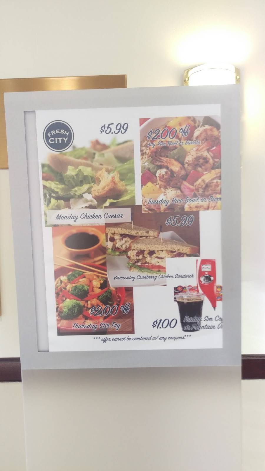 Fresh City Restaurant Saint Barnabas Medical Center, 94 Old Short