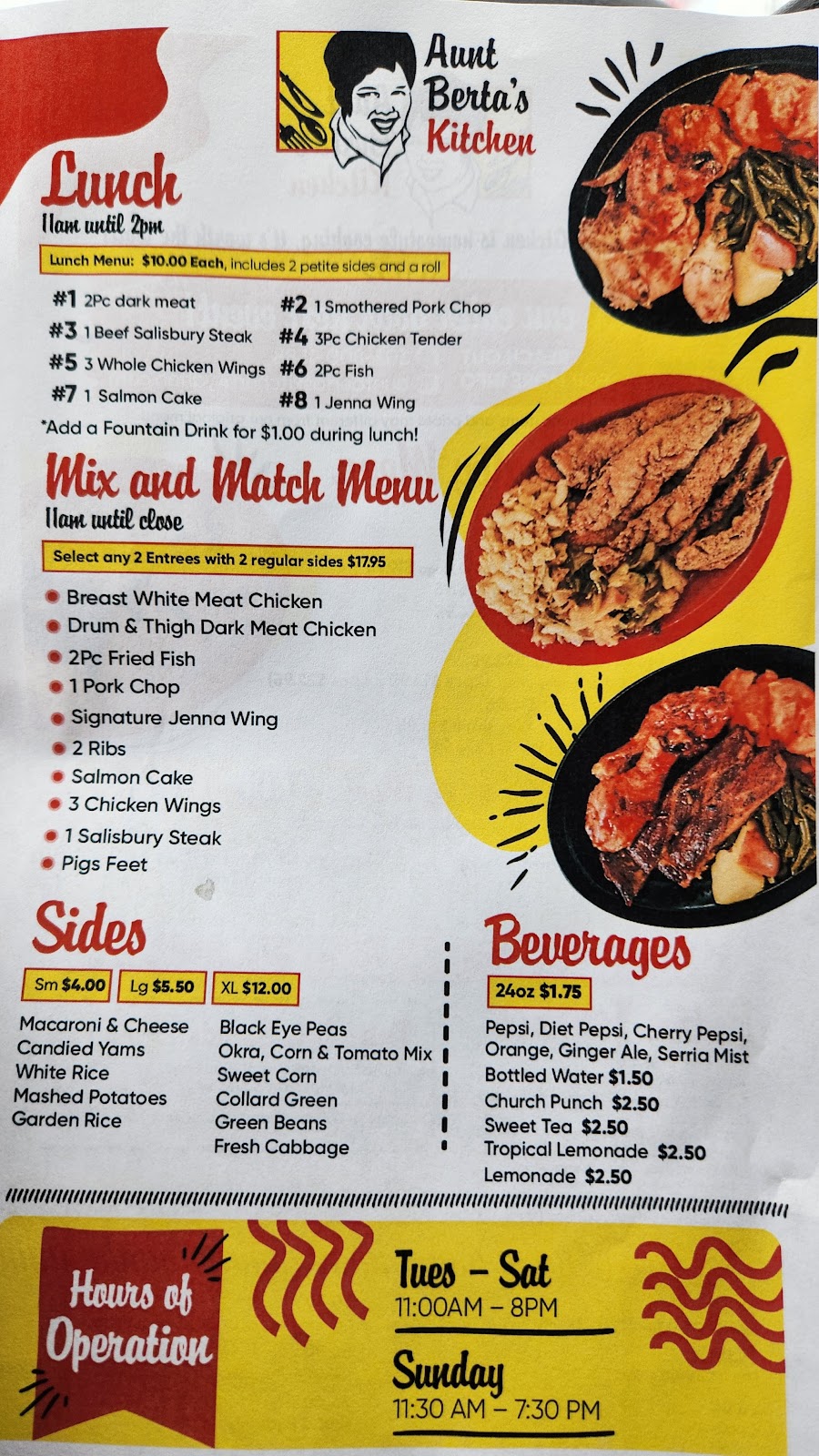 AUNT BERTAS KITCHEN | restaurant | 198 N Dupont Hwy, New Castle, DE 19720, USA | 3028001588 OR +1 302-800-1588