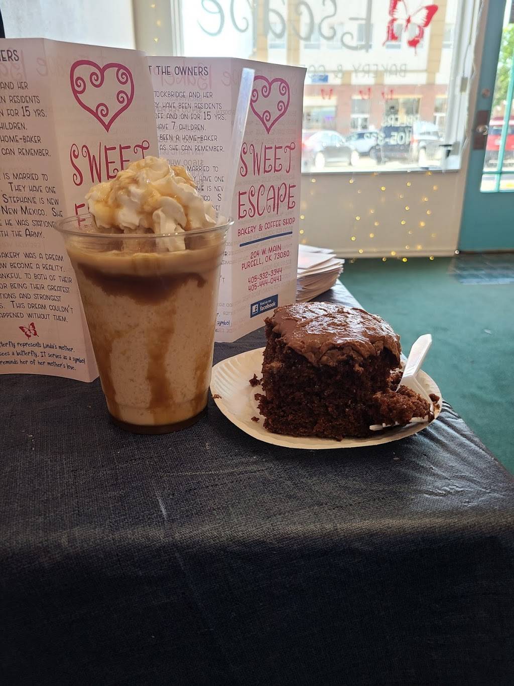 Sweet Escape Bakery and Coffee Shop | restaurant | 204 W Main St, Purcell, OK 73080, USA | 4053323344 OR +1 405-332-3344