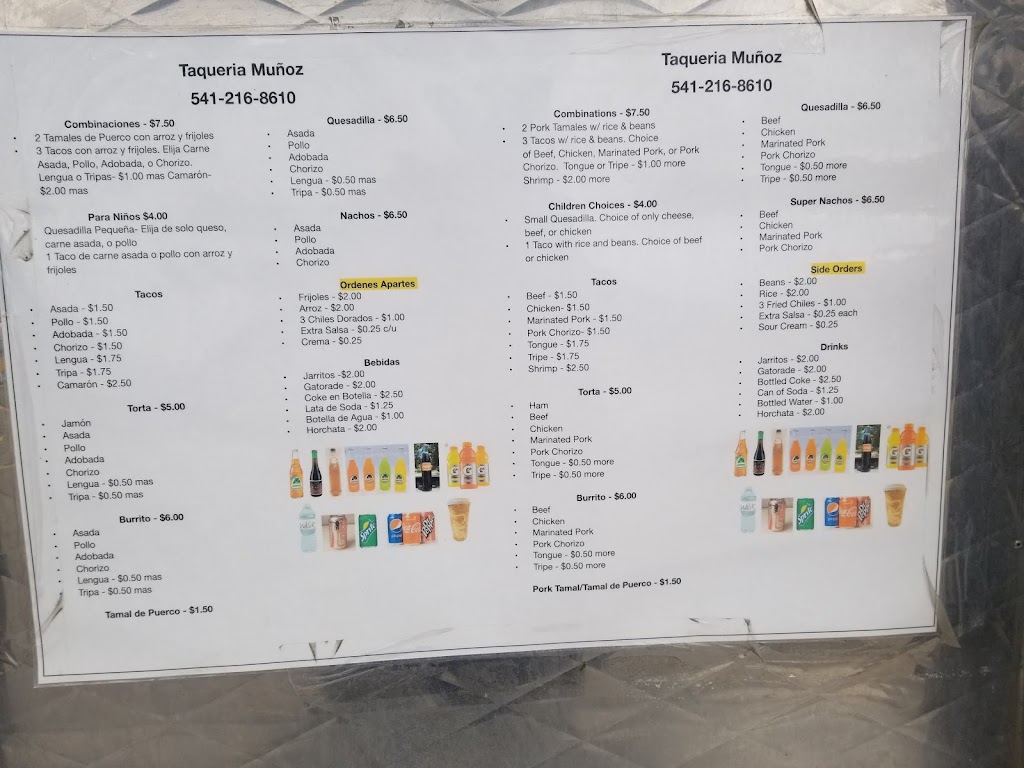 Taqueria Munoz | restaurant | 590 E Idaho Ave, Ontario, OR 97914, USA | 5412168610 OR +1 541-216-8610