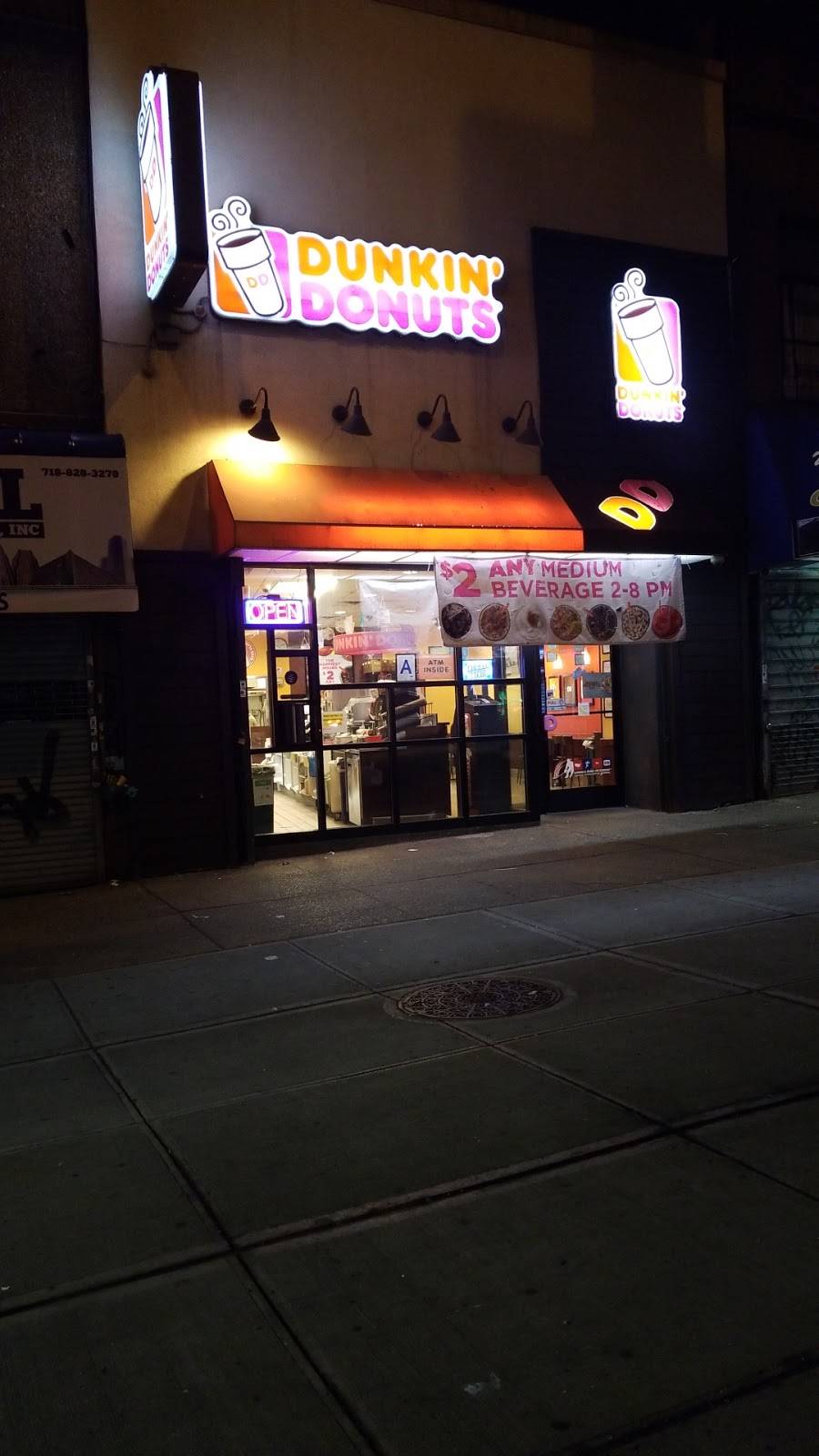 Dunkin Donuts | cafe | 1791 Westchester Ave, Bronx, NY 10472, USA | 7188243796 OR +1 718-824-3796