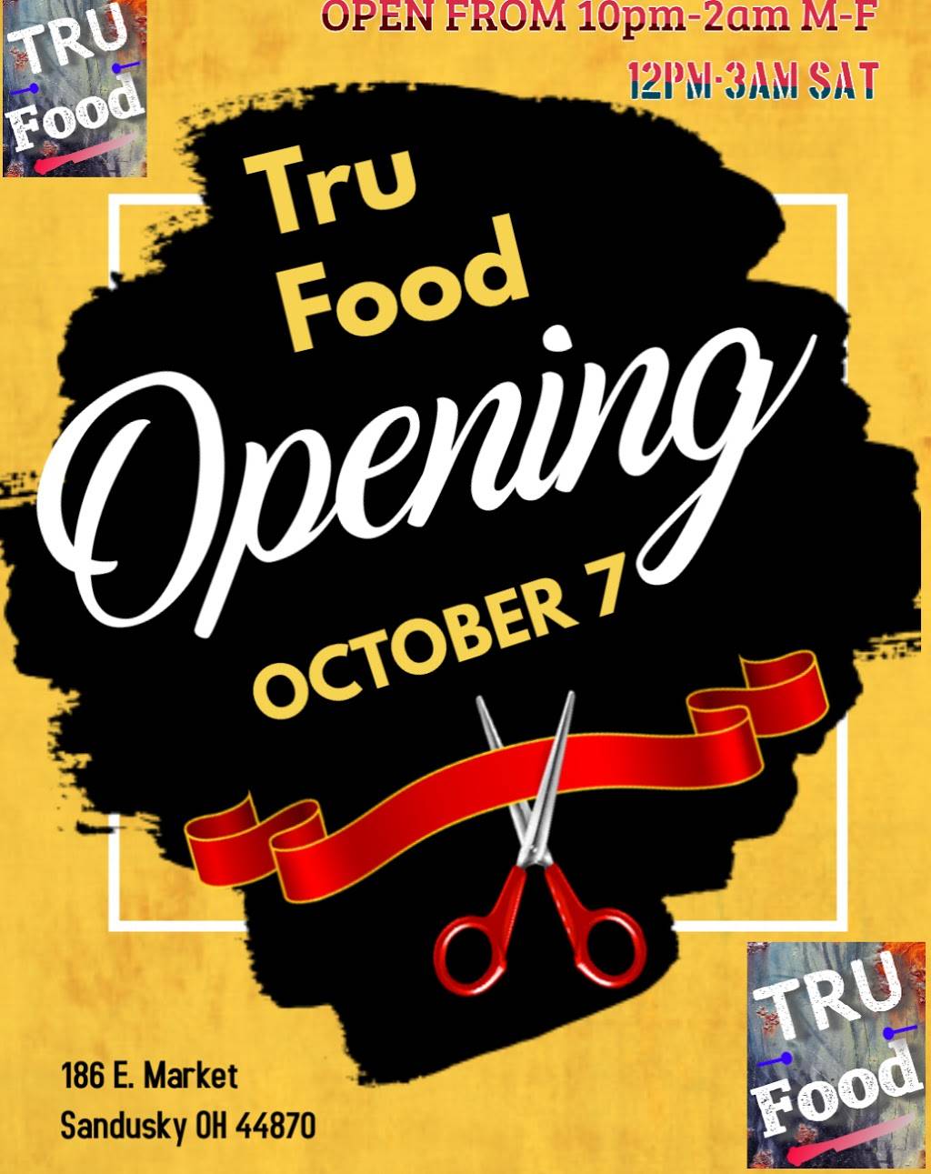 Tru Food Sandusky | restaurant | 186 E Market St, Sandusky, OH 44870, USA | 4193626023 OR +1 419-362-6023