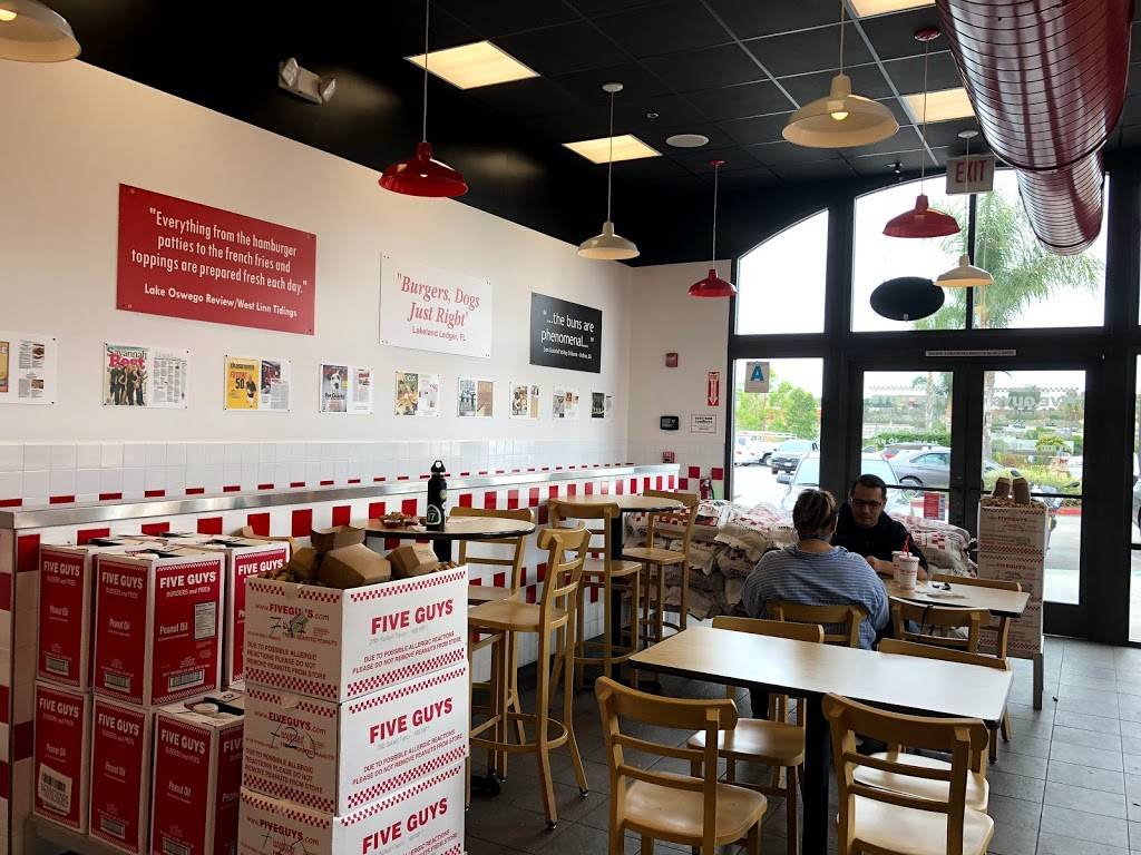 Five Guys | meal takeaway | 2519 Palomar Airport Rd, Carlsbad, CA 92011, USA | 7606033295 OR +1 760-603-3295