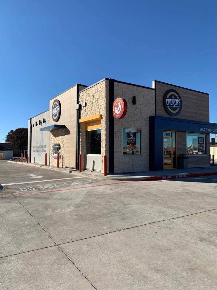 Churchs Texas Chicken | restaurant | 3101 Olton Rd, Plainview, TX 79072, USA | 8066005020 OR +1 806-600-5020