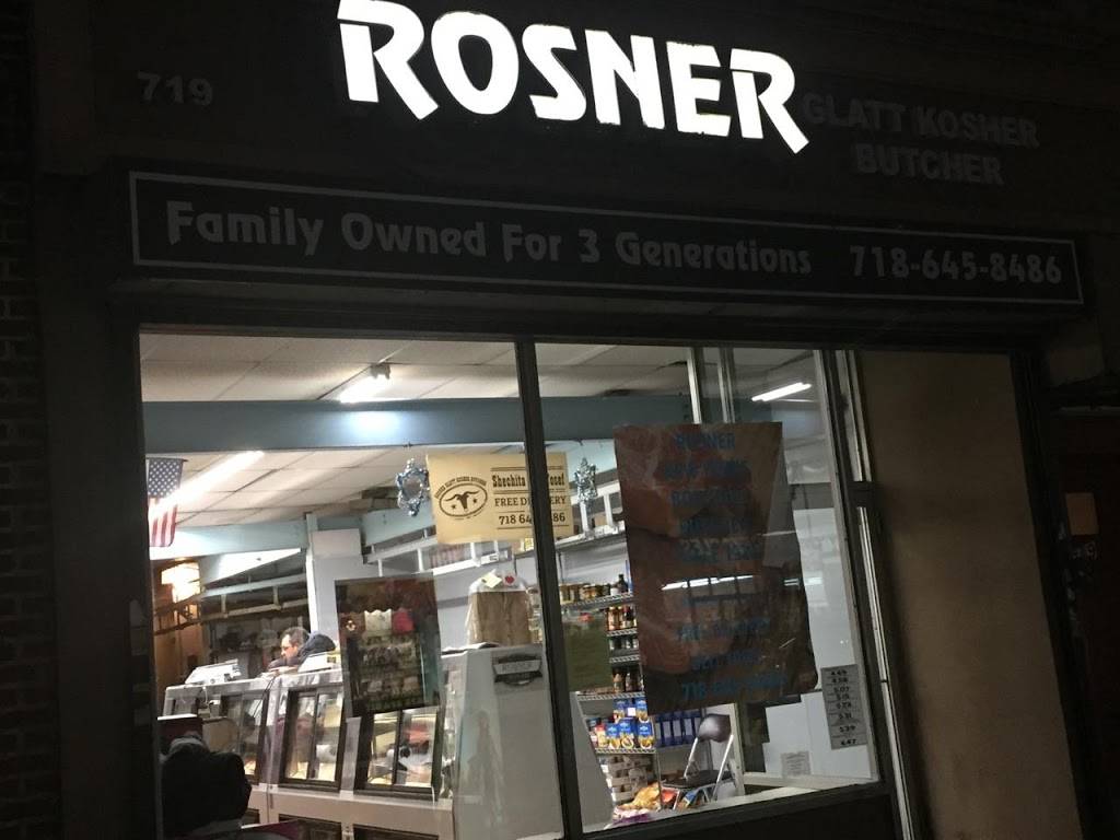 Rosner Kosher Meat | restaurant | 719 Avenue U, Brooklyn, NY 11223, USA | 7186458486 OR +1 718-645-8486