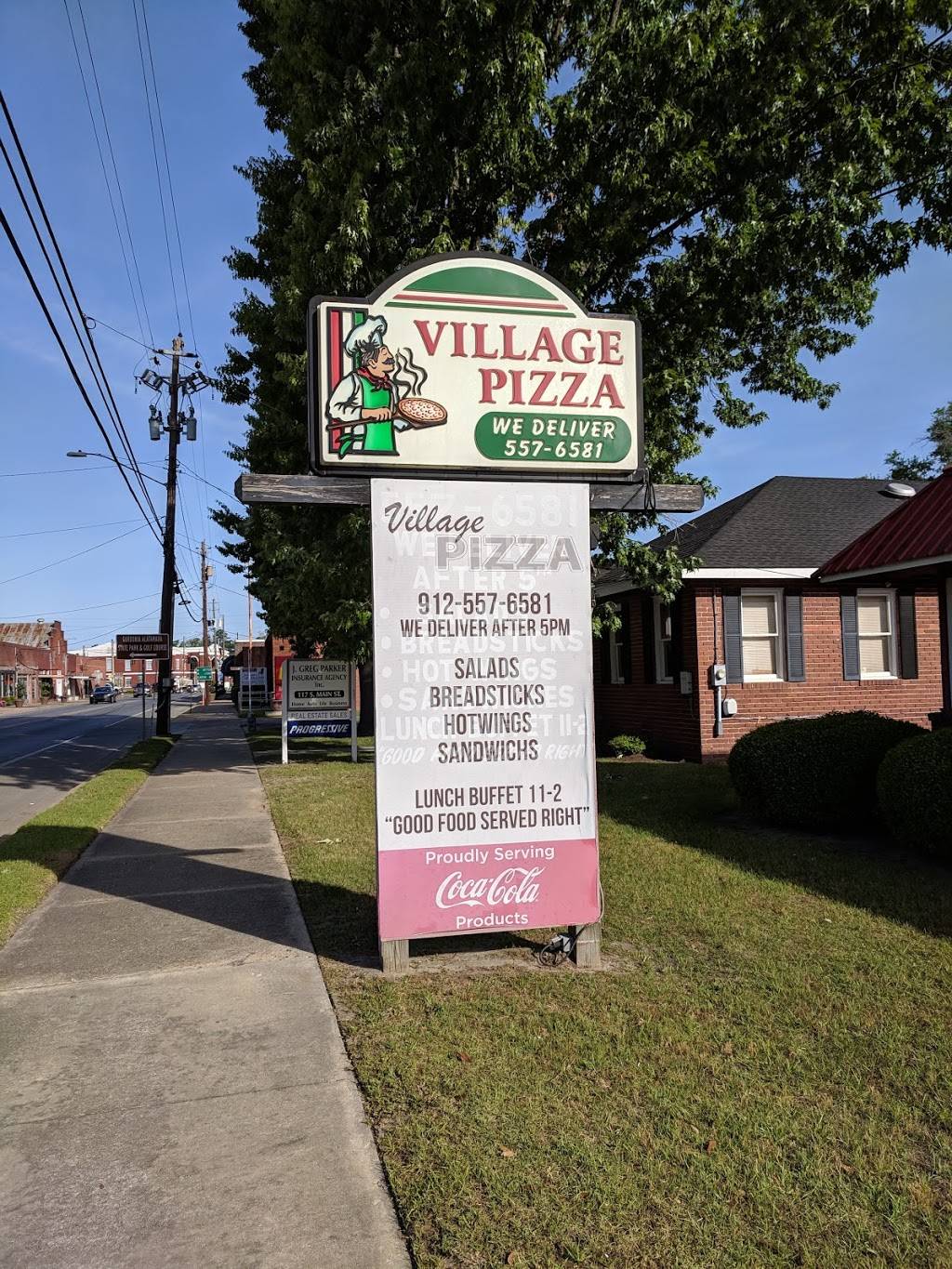 Village Pizza Restaurant 119 S Main St Reidsville Ga Usa