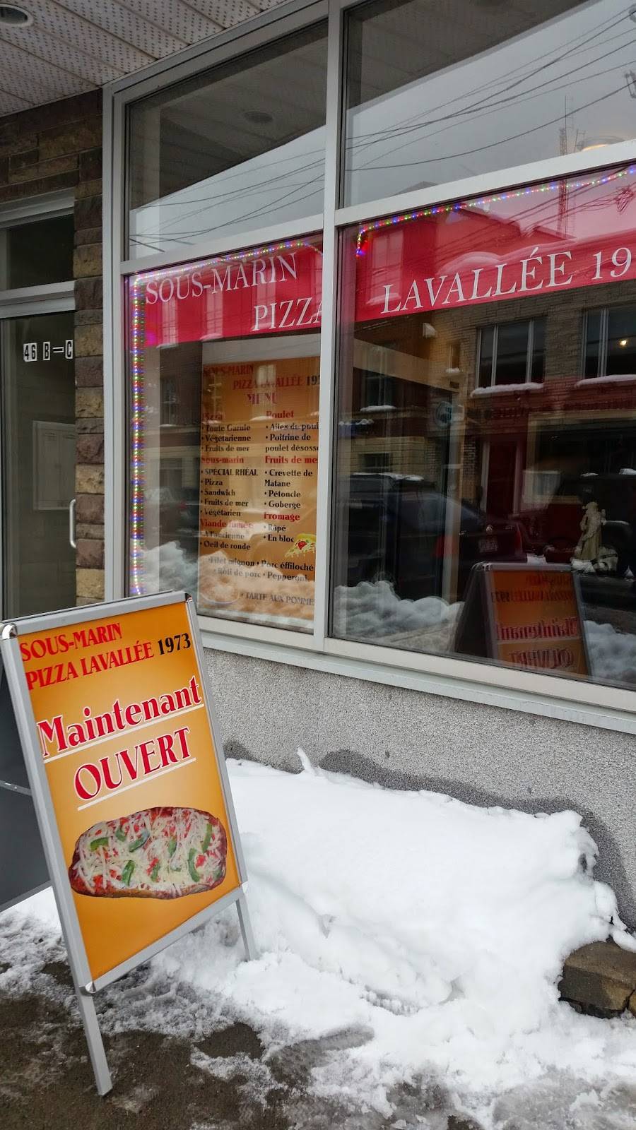 Sous-marin Pizza Lavallée | restaurant | 46 Rue Augusta, Sorel-Tracy, QC J3P 1A3, Canada | 4508085014 OR +1 450-808-5014