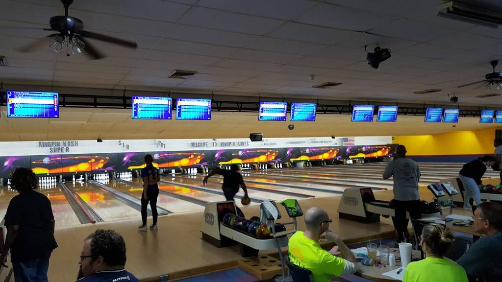 Kingpin Lanes & Brickhouse Pizza Company | restaurant | 12249 Natural Bridge Rd, Bridgeton, MO 63044, USA | 3142913215 OR +1 314-291-3215