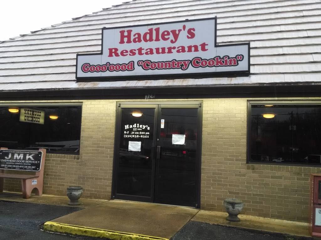 Hadleys Restaurant | restaurant | 328 Wilkesboro Ave, North Wilkesboro, NC 28659, USA | 3368388351 OR +1 336-838-8351