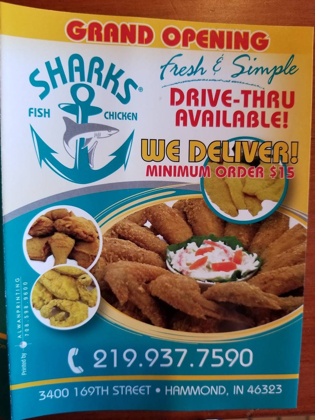 Sharks fish and Chicken Restaurant 3400 169th St