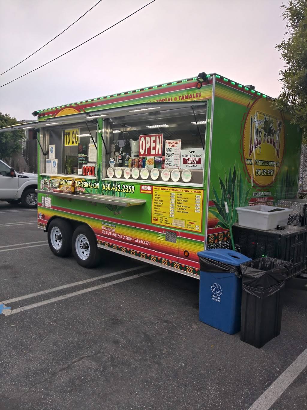 Food truck Las pencas | 1655 Mission Rd, South San Francisco, CA 94080, USA