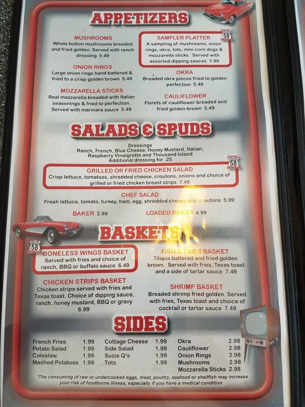 58 Diner | restaurant | 300 E 10th St, Holden, MO 64040, USA | 8167324019 OR +1 816-732-4019