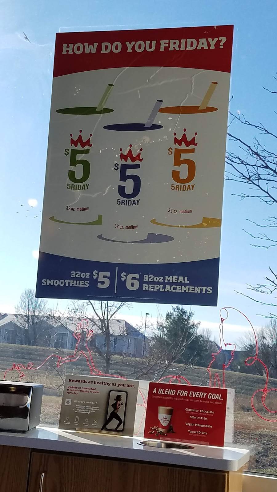 Smoothie King | meal delivery | 18575 W E 151st St, Olathe, KS 66062, USA | 9137479700 OR +1 913-747-9700
