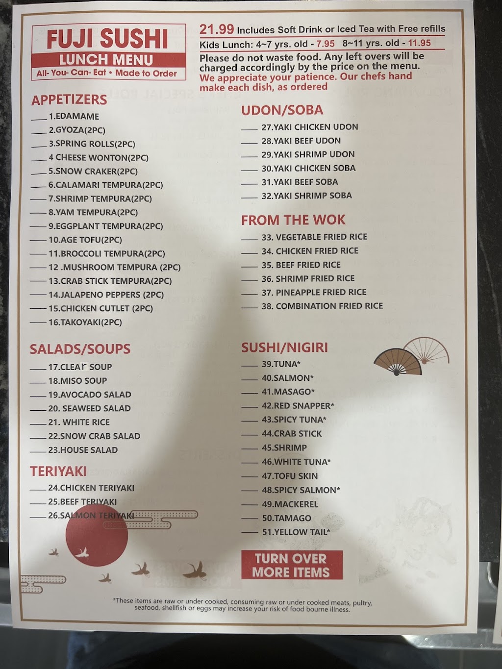 Fuji Sushi | restaurant | 71194 LA-21 suite 100, Covington, LA 70433, USA | 9854005103 OR +1 985-400-5103