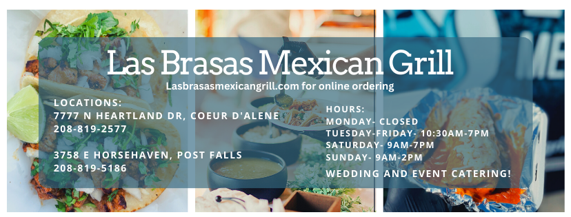 Las Brasas Mexican Grill | restaurant | 3758 E Horsehaven Ave, Post Falls, ID 83854, USA | 2088195186 OR +1 208-819-5186