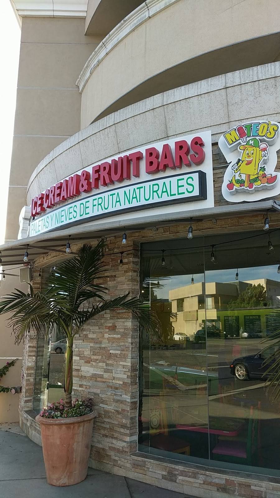 Mateo's Ice Cream & Fruit Bars Restaurant 11551 Santa Monica Blvd