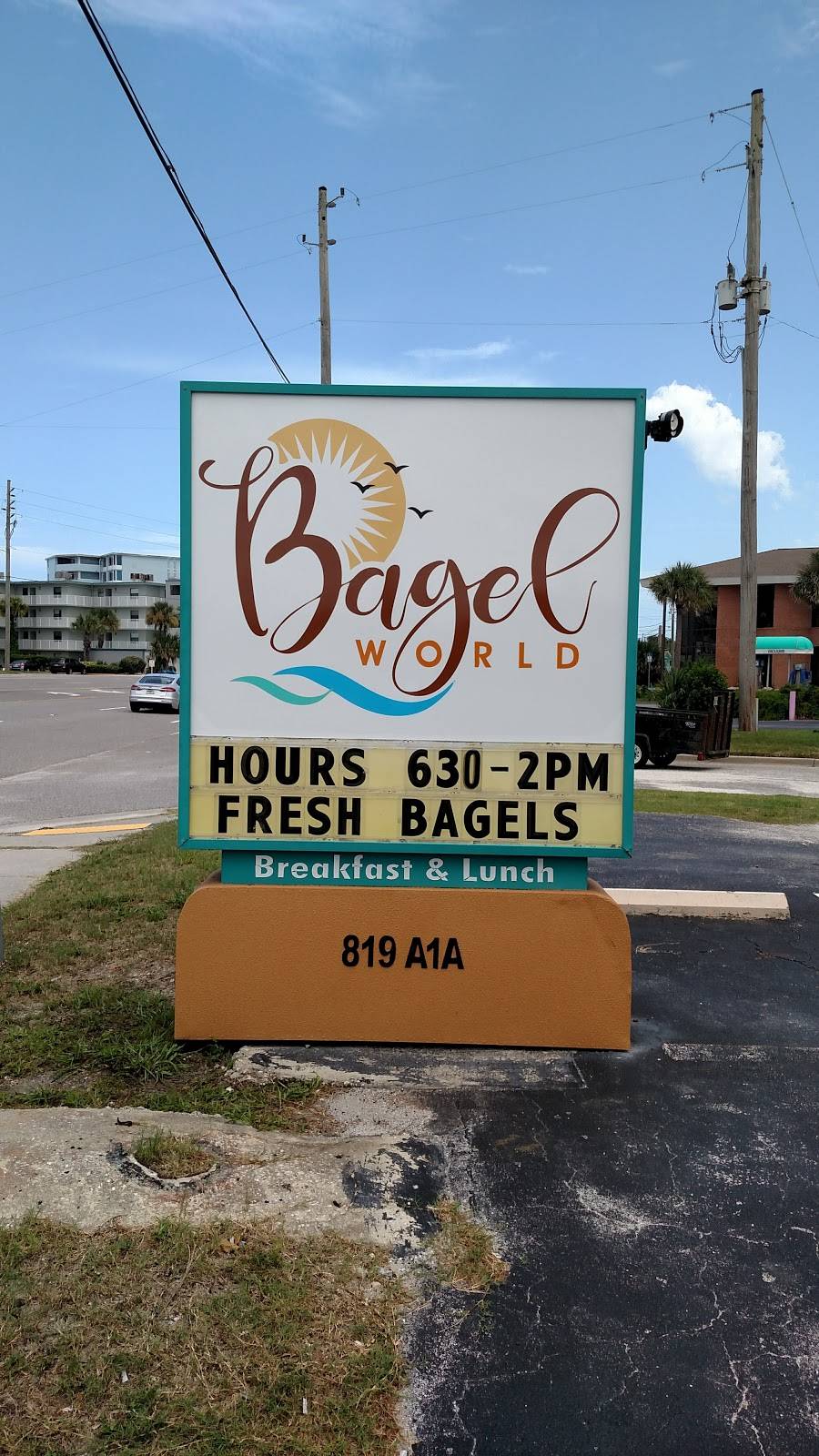 Bagel World Restaurant New Smyrna Beach Fl Usa