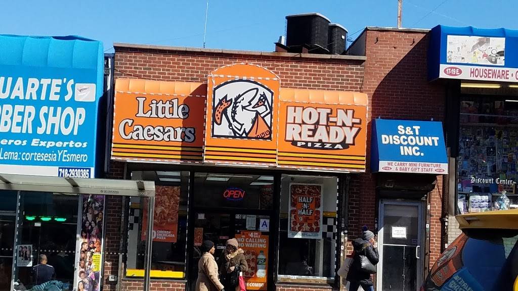 Little Caesars Pizza | meal takeaway | 15 E 167th St, Bronx, NY 10452, USA | 7189929000 OR +1 718-992-9000