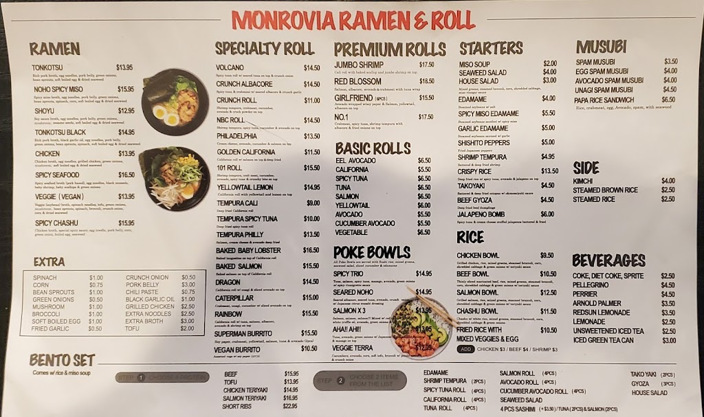 Monrovia Ramen and Roll | restaurant | 618 S Myrtle Ave, Monrovia, CA 91016, USA | 6263583900 OR +1 626-358-3900