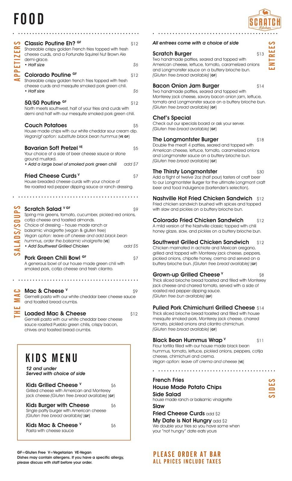 Scratch Kitchen and Food Truck - Restaurant | 335 1st Ave, Longmont, CO ...