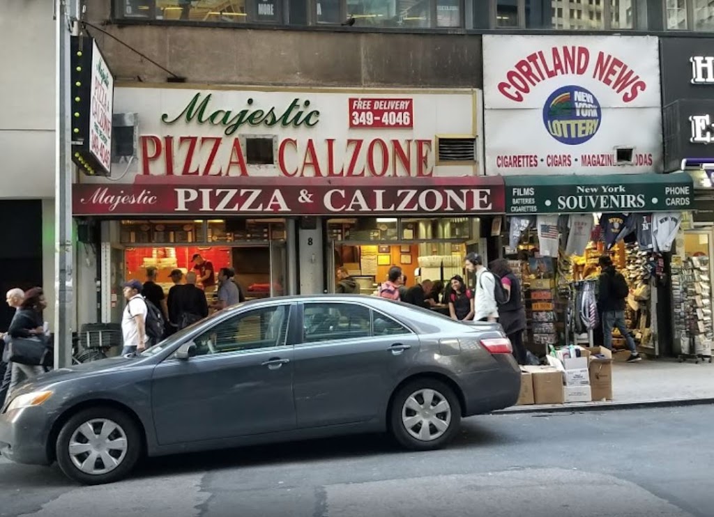 Majestic Pizza | meal delivery | 8 Cortlandt St, New York, NY 10007, USA | 2123494046 OR +1 212-349-4046