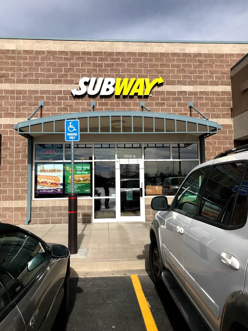 Subway | meal takeaway | 17001 Lincoln Ave #B, Parker, CO 80134, USA | 7208519829 OR +1 720-851-9829