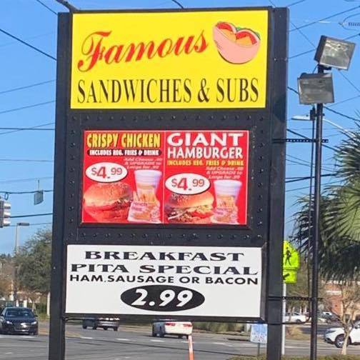 Famous Sandwiches & Subs University West 2940 University Blvd W