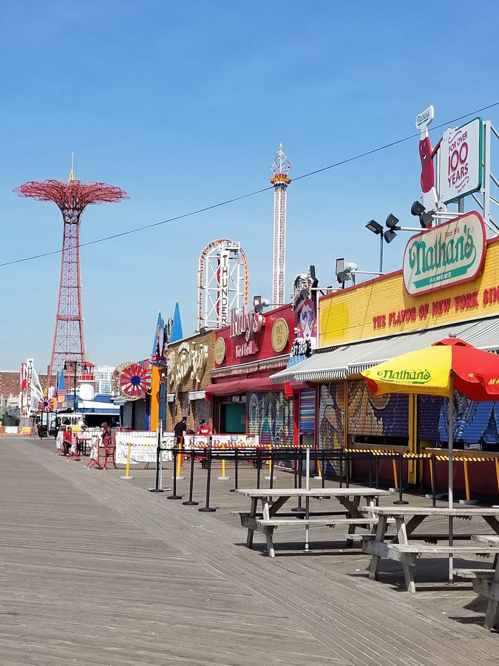 Nathan's Famous, Coney Island Boardwalk | 1205 Boardwalk W, Brooklyn ...