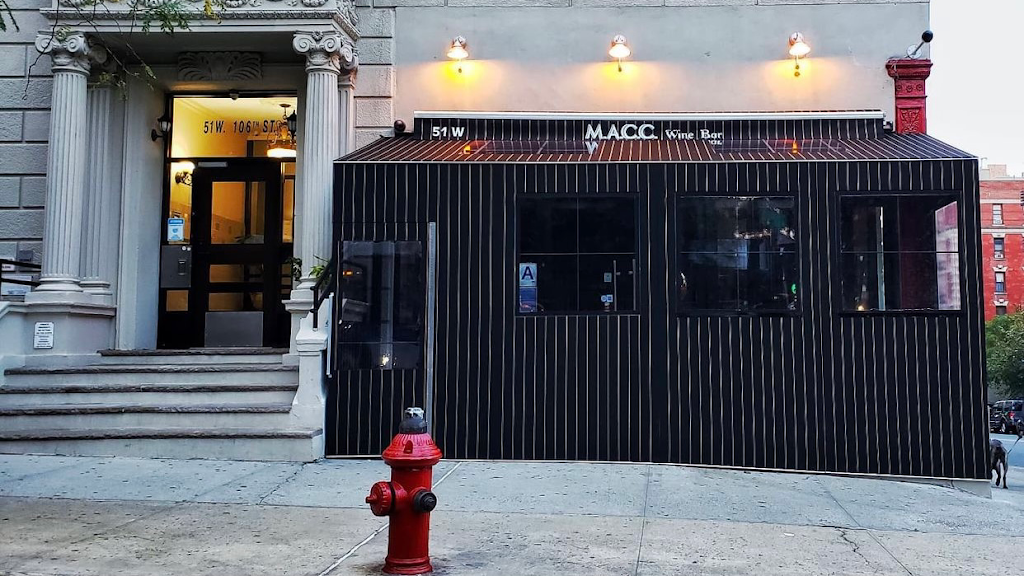 Macc Winebar | cafe | 51 W 106th St, New York, NY 10025, USA | 6467564299 OR +1 646-756-4299