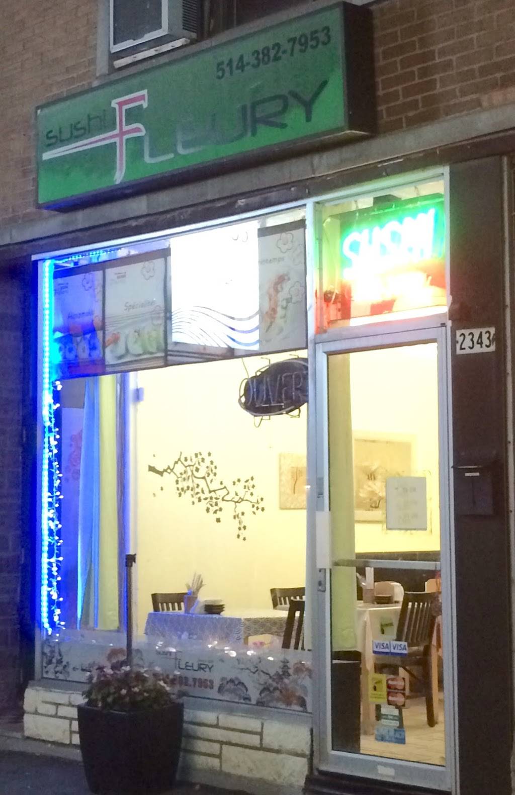 Sushi Fleury | meal delivery | 2343 Rue Fleury E, Montréal, QC H2B 1K8, Canada | 5143827953 OR +1 514-382-7953