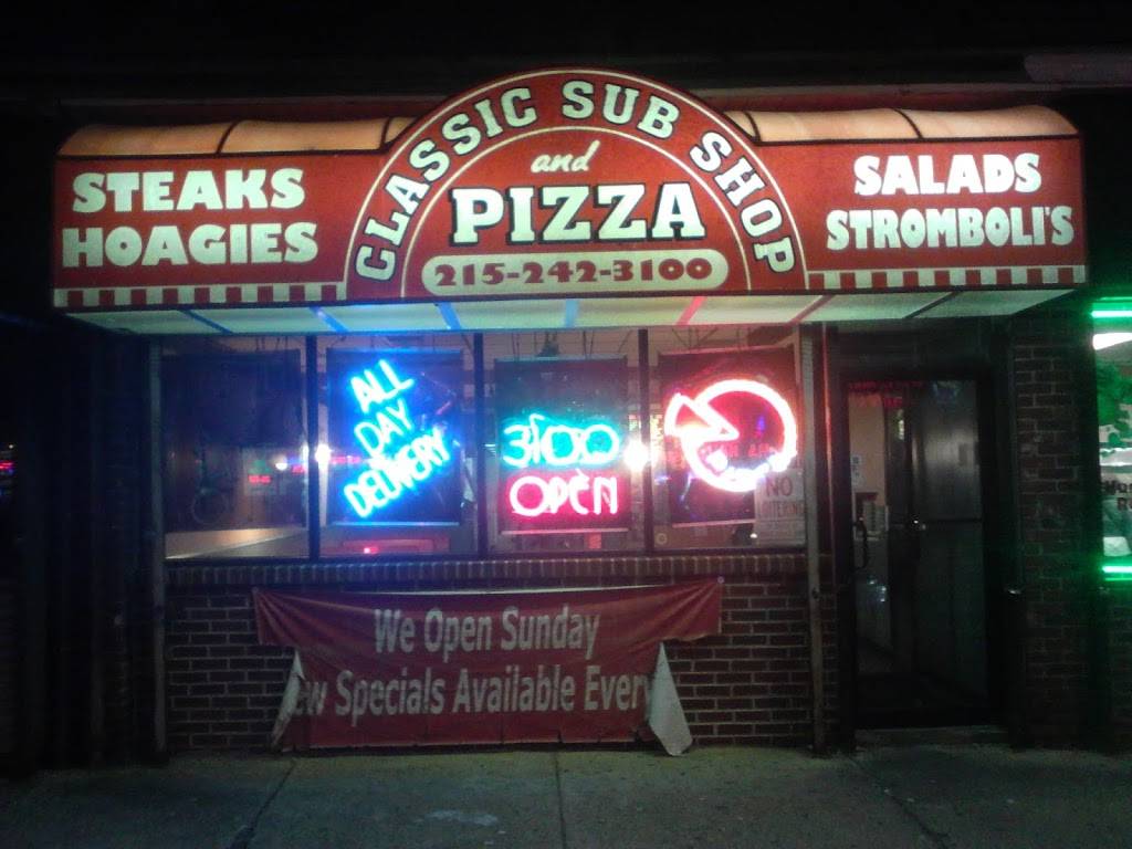 Classic Sub Shop | restaurant | 1532 E Wadsworth Ave, Philadelphia, PA 19150, USA | 2152423100 OR +1 215-242-3100