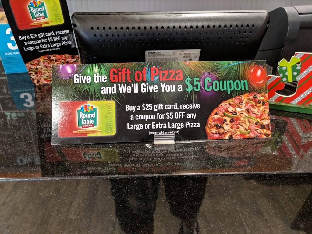 Round Table Pizza Coupons 25 Off