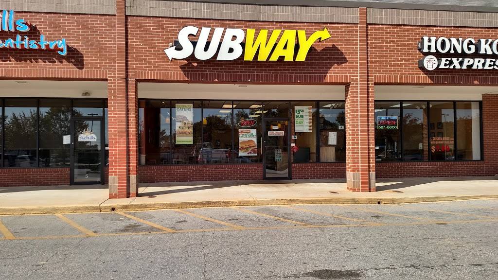 Subway Restaurant 2660 Reidville Road, Oak Grove Rd Suite 4