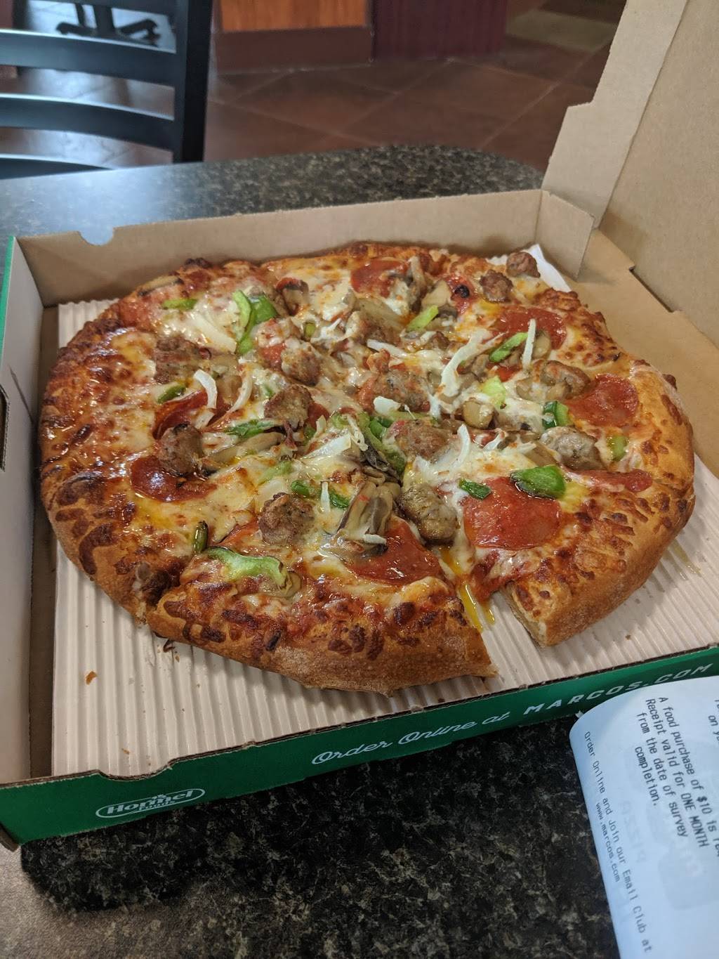 Marcos Pizza | meal delivery | 147 Hwy 74 S, Peachtree City, GA 30269, USA | 7704869900 OR +1 770-486-9900