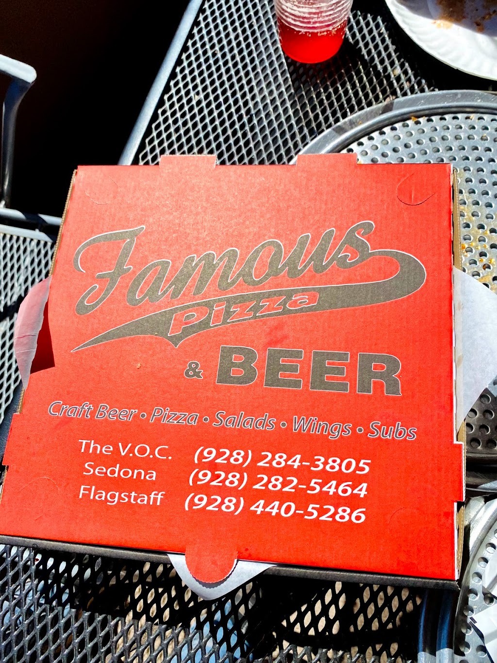 Famous Pizza & Beer - Village of Oak Creek | meal delivery | 10 Bell Rock Plaza Suite A, Sedona, AZ 86351, USA | 9282843805 OR +1 928-284-3805