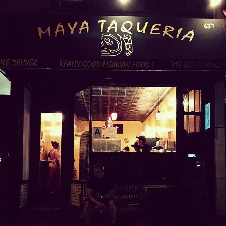 Maya Taqueria | restaurant | 637 Vanderbilt Ave, Brooklyn, NY 11238, USA | 7186386292 OR +1 718-638-6292