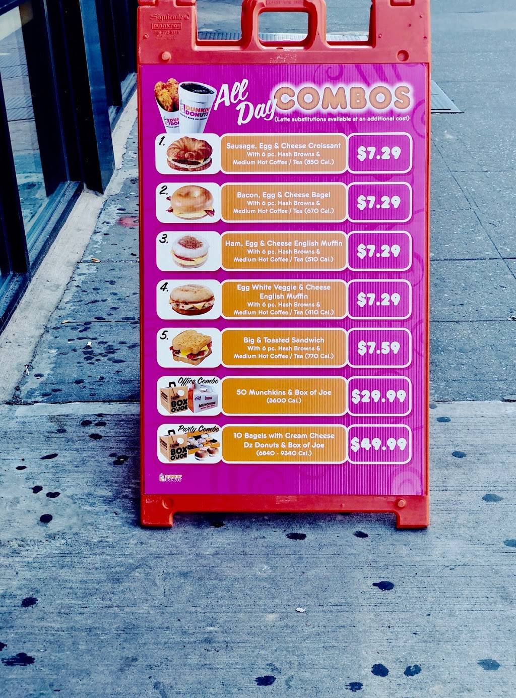 Dunkin Donuts | cafe | 542 E 14th St, New York, NY 10009, USA | 6464845519 OR +1 646-484-5519