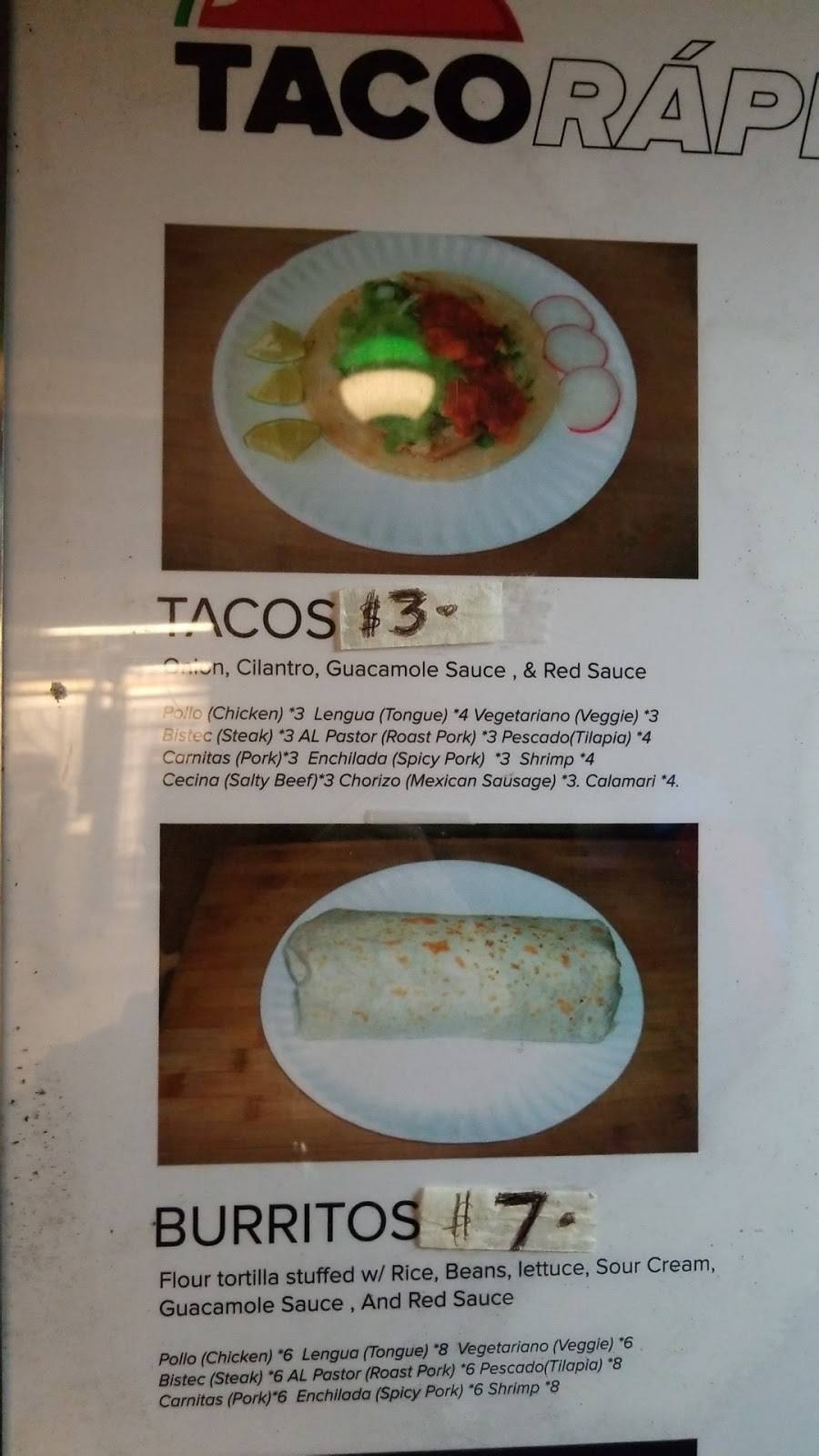 Taco Rapido | restaurant | 72 Bogart St, Brooklyn, NY 11206, USA