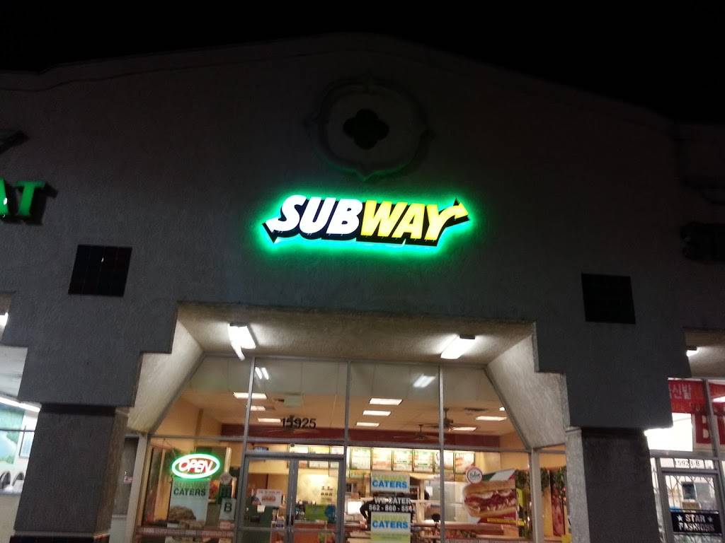 Subway Restaurants | restaurant | 15925 Pioneer Blvd, Norwalk, CA 90650, USA | 5628605544 OR +1 562-860-5544