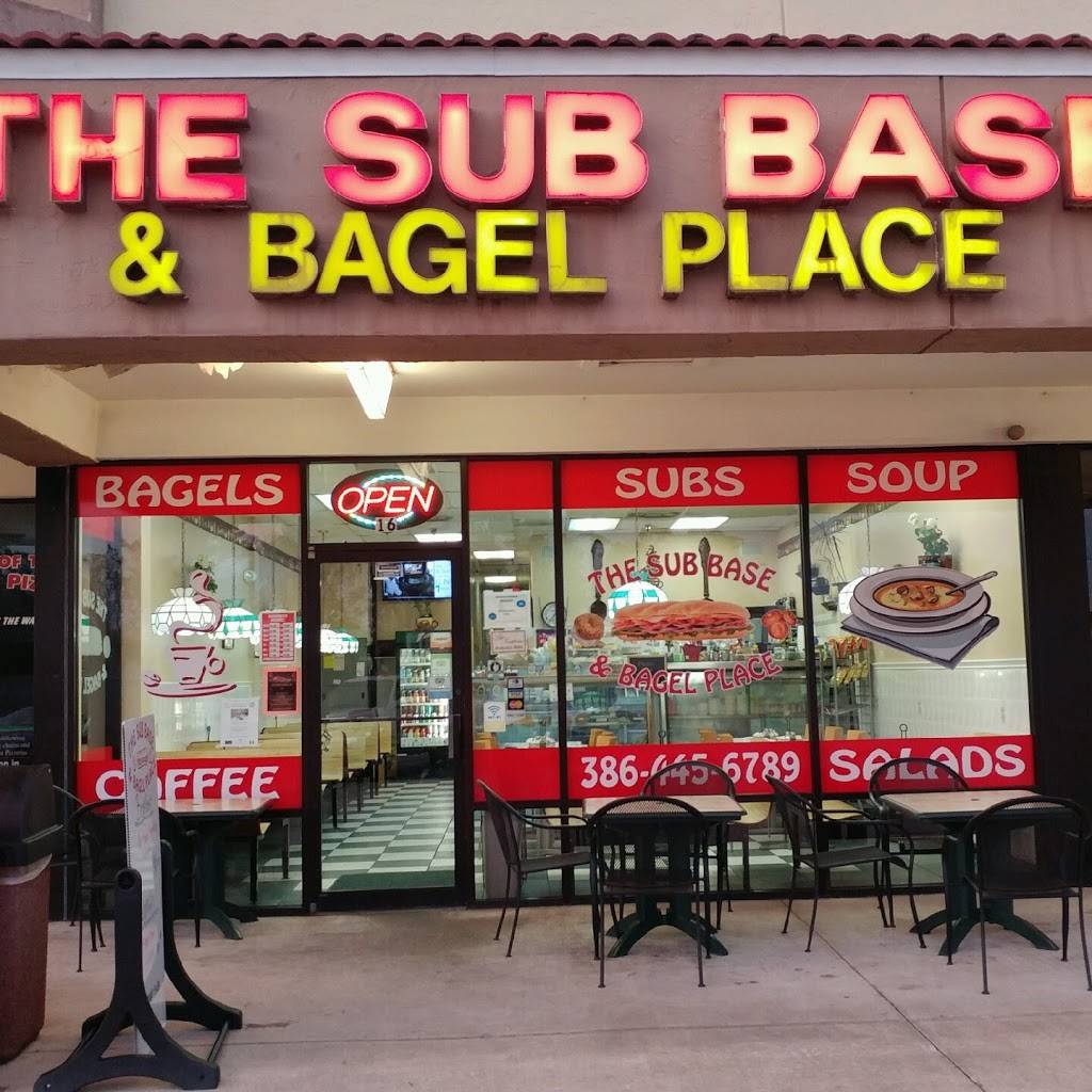 Sub Base & Bagel Place | bakery | 7 Old Kings Rd N, Palm Coast, FL 32137, USA | 3864456789 OR +1 386-445-6789